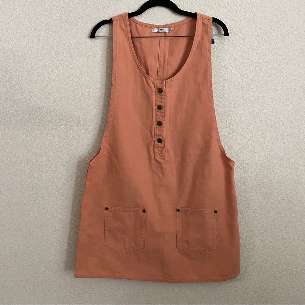 OBEY Pinafore Dress
